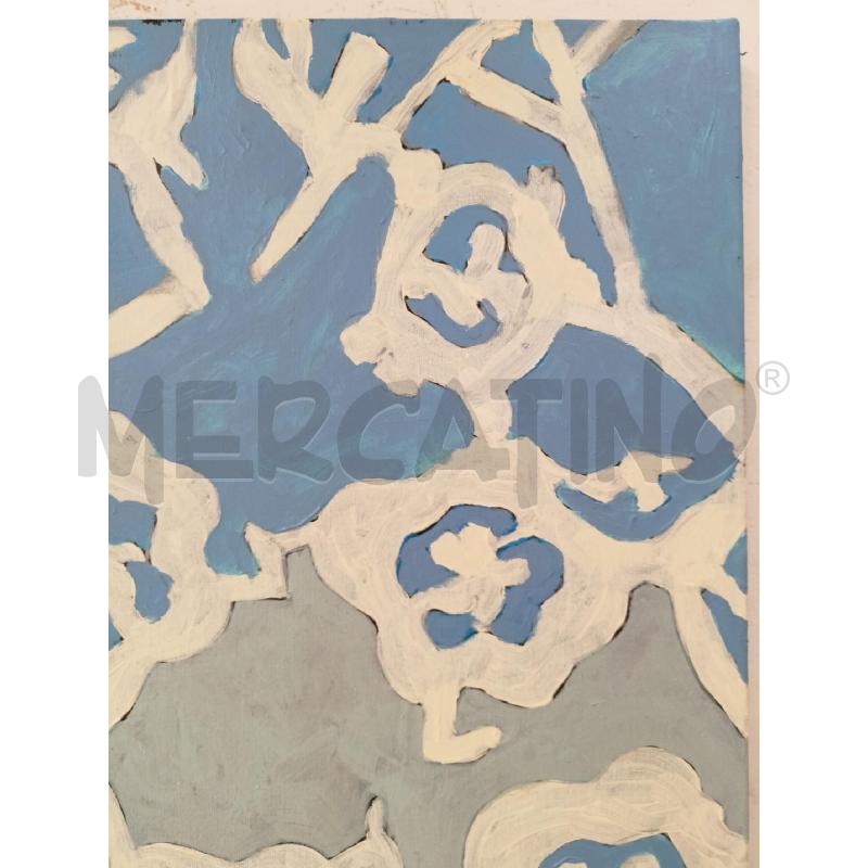 QUADRO OLIO TELA VASO AZZ FOGLIE E ARANCI | Mercatino dell'Usato Roma re di roma 3
