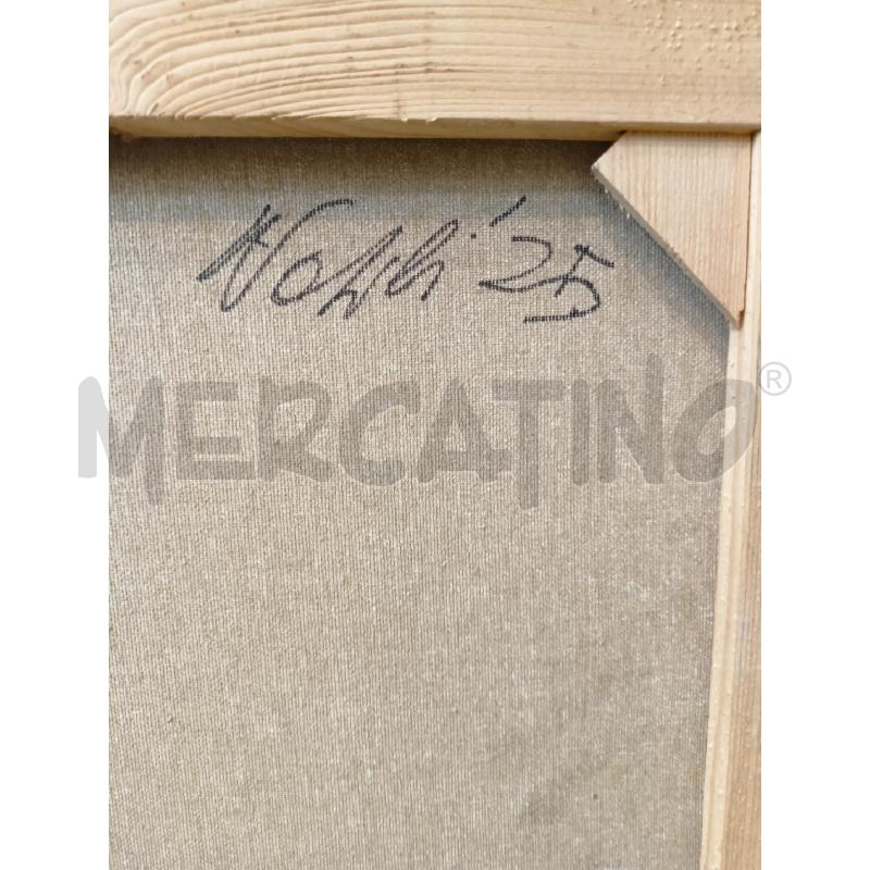 QUADRO OLIO TELA VASO AZZ FOGLIE E ARANCI | Mercatino dell'Usato Roma re di roma 4