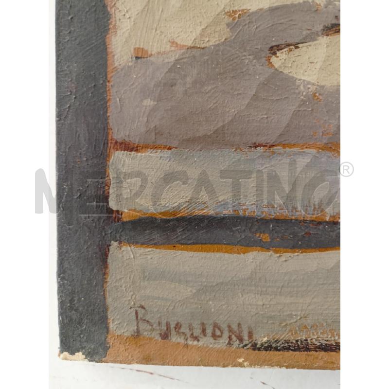 QUADRO OLIO TELA VASO FIORI GIALL ALLA FINESETRA  | Mercatino dell'Usato Roma re di roma 2