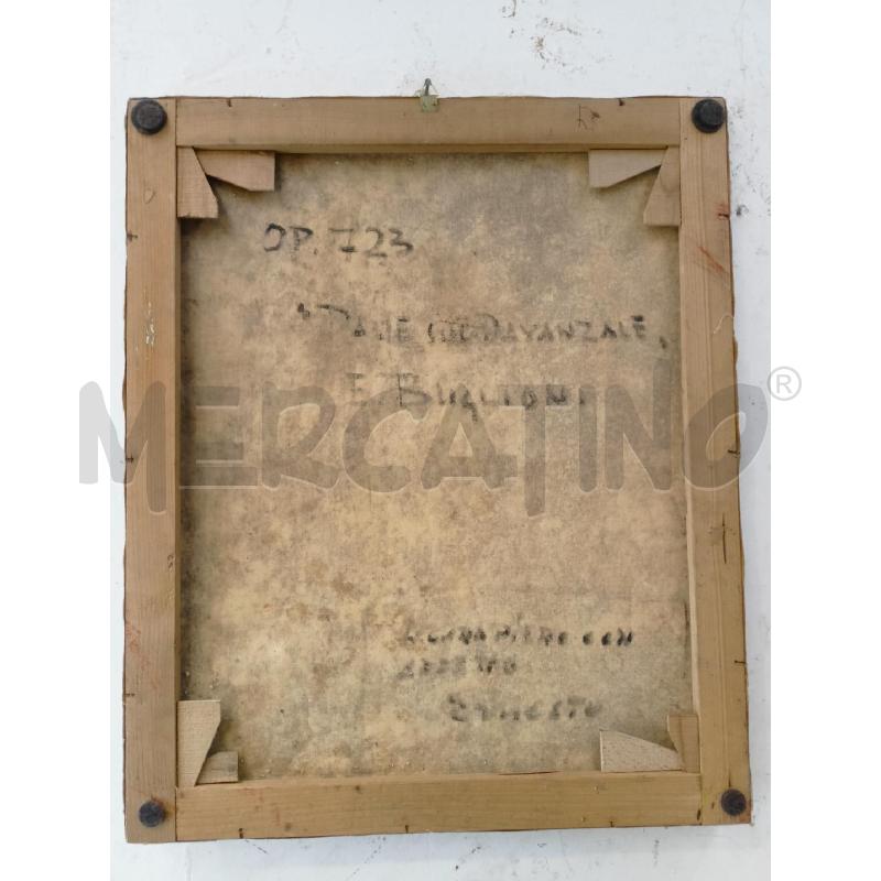 QUADRO OLIO TELA VASO FIORI GIALL ALLA FINESETRA  | Mercatino dell'Usato Roma re di roma 5