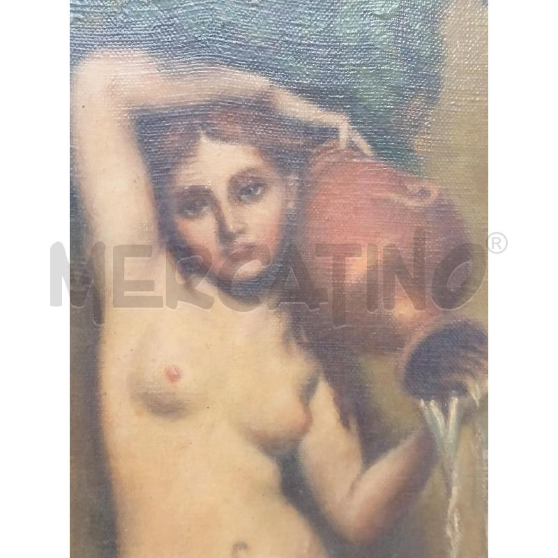 QUADRO OLIO TELA VENERE CON ANFORA | Mercatino dell'Usato Roma re di roma 2