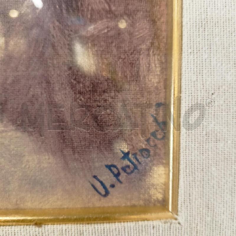 QUADRO OLIO TELA VICOLO ARCO CORN ARGENTAT | Mercatino dell'Usato Roma re di roma 3