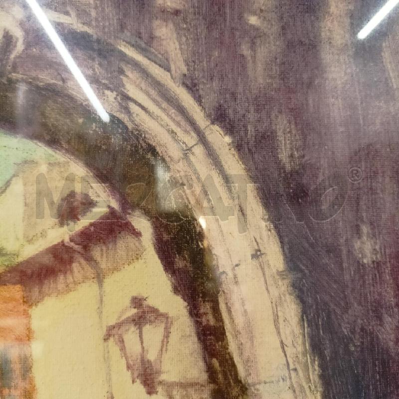 QUADRO OLIO TELA VICOLO ARCO CORN ARGENTAT | Mercatino dell'Usato Roma re di roma 4