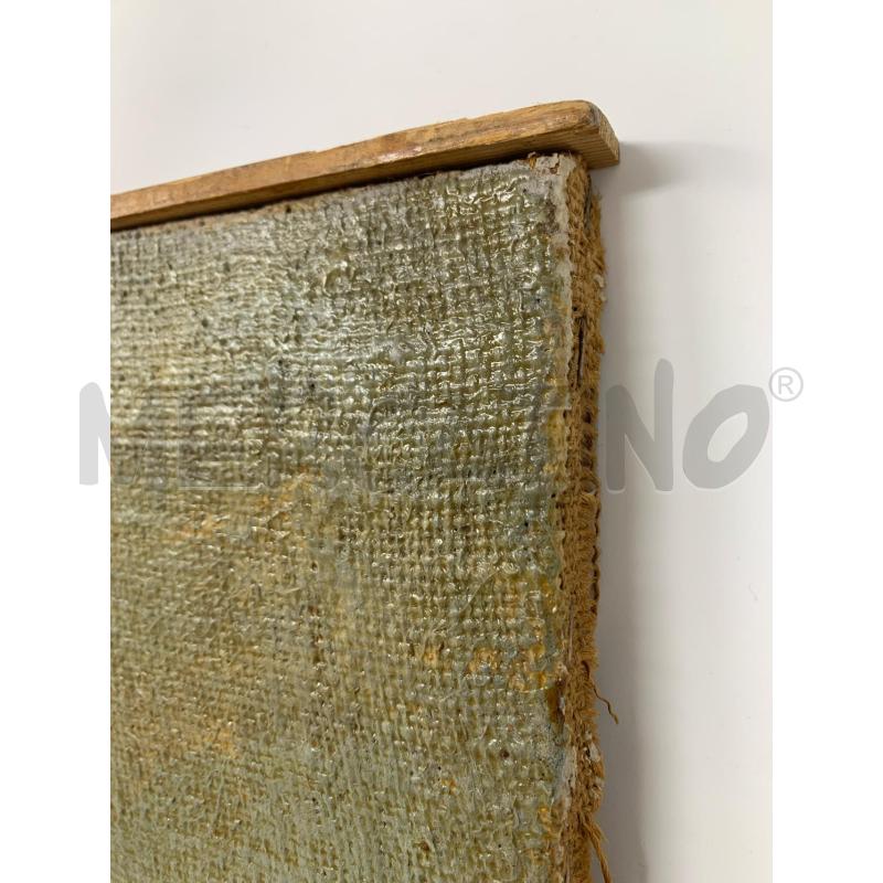 QUADRO OLIO TELA VISTA CASALE STILE MACCHIAIOLO CORN LEGNO FINA | Mercatino dell'Usato Roma re di roma 4
