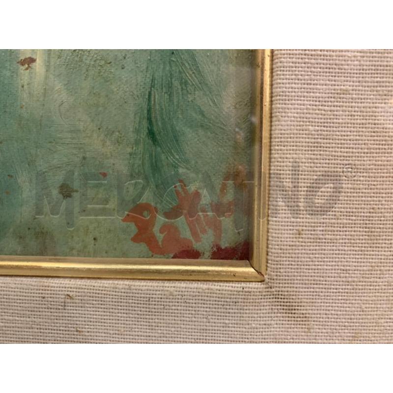 QUADRO OLIO TELA VISTA CASCATE CORN DORAT | Mercatino dell'Usato Roma re di roma 2