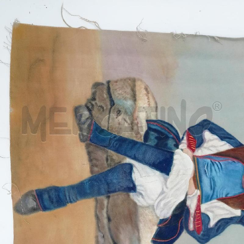 QUADRO OLIO VELLUTO COSTUME SARDO UOMO NUORO | Mercatino dell'Usato Roma re di roma 4