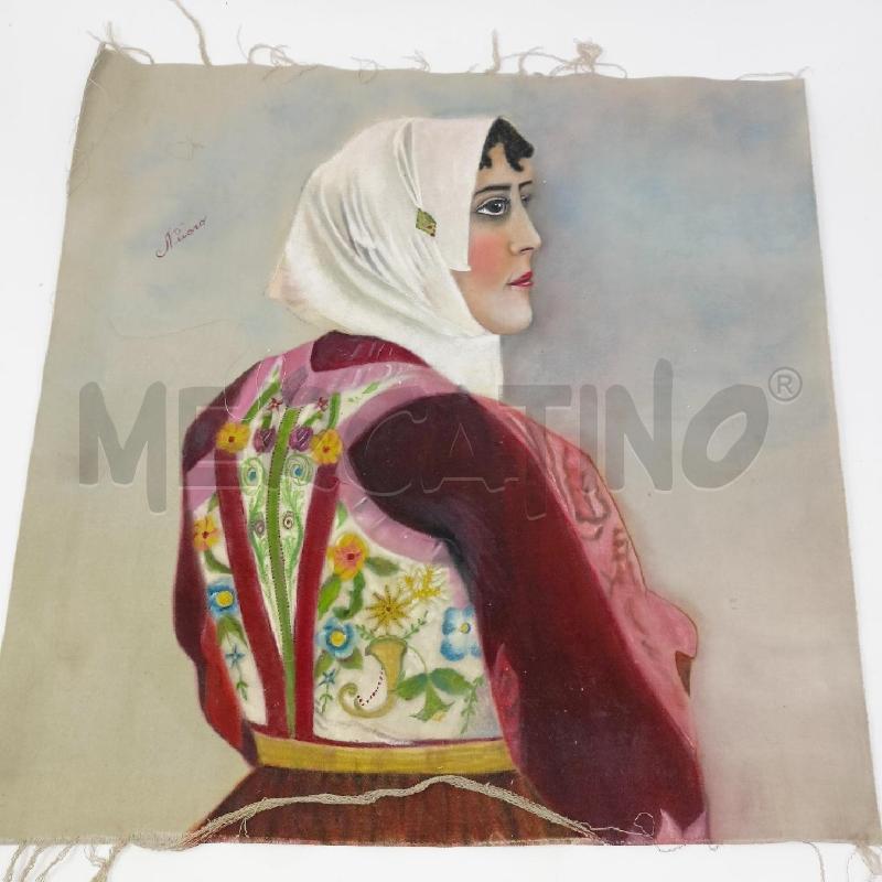 QUADRO OLIO VELLUTO DONNA NUORO | Mercatino dell'Usato Roma re di roma 1