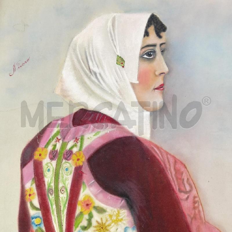 QUADRO OLIO VELLUTO DONNA NUORO | Mercatino dell'Usato Roma re di roma 2