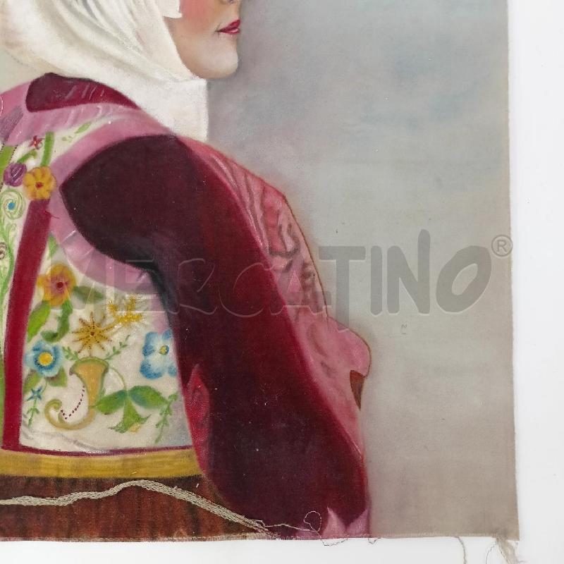 QUADRO OLIO VELLUTO DONNA NUORO | Mercatino dell'Usato Roma re di roma 4