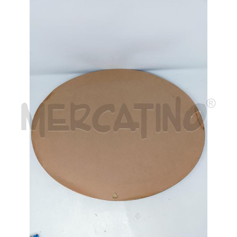 QUADRO OVALE CARTOLINE FIORI CORN LEGNO | Mercatino dell'Usato Roma re di roma 4