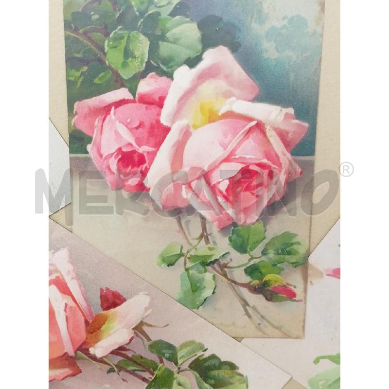 QUADRO OVALE CARTOLINE FIORI CORN LEGNO | Mercatino dell'Usato Roma re di roma 5