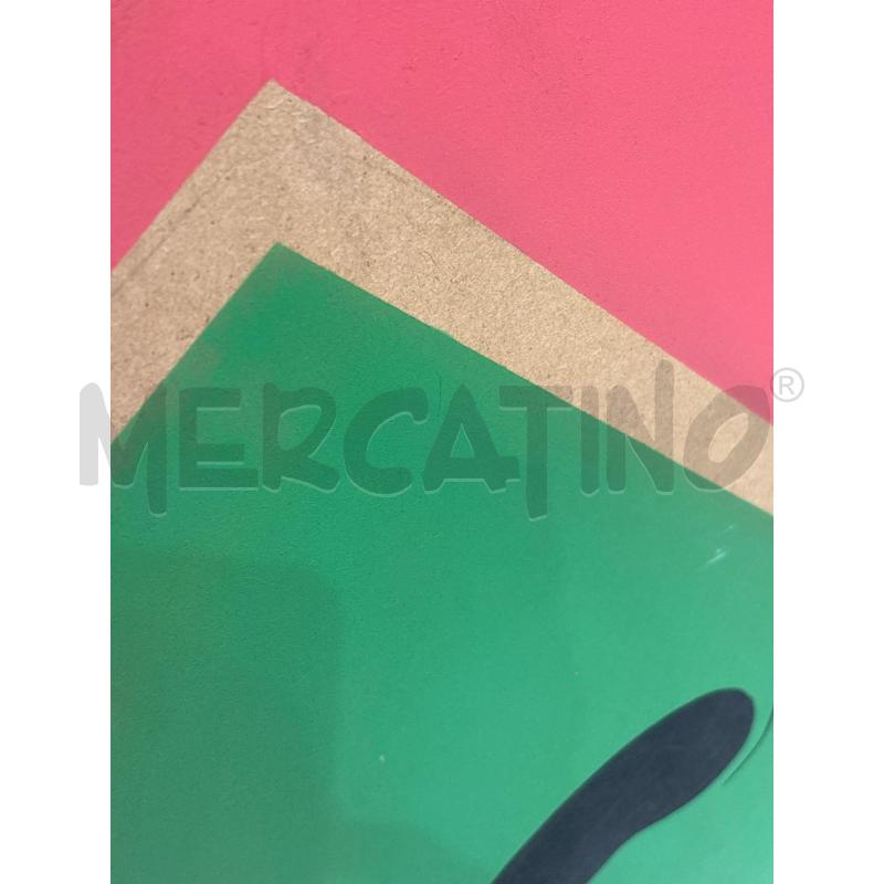 QUADRO PANNELLO O SPRAY ROSA VERDE OCCHI  | Mercatino dell'Usato Roma re di roma 5