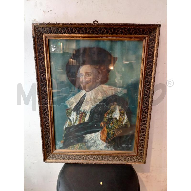 QUADRO PASTELLO MOSCHETTIERE CORN DORAT | Mercatino dell'Usato Roma re di roma 1