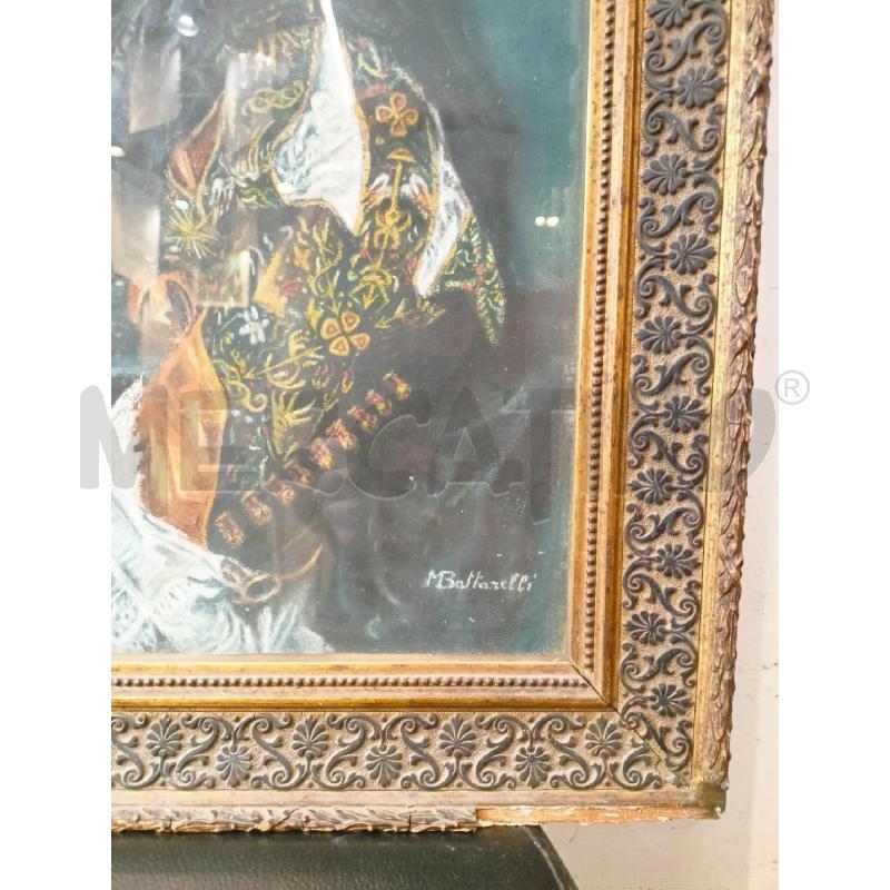 QUADRO PASTELLO MOSCHETTIERE CORN DORAT | Mercatino dell'Usato Roma re di roma 3