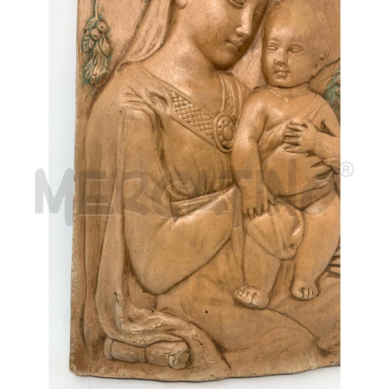 QUADRO PLACCA COCCIO MADONNA BAMBINO | Mercatino dell'Usato Roma re di roma 3