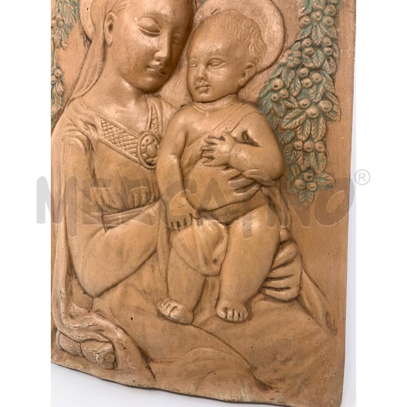 QUADRO PLACCA COCCIO MADONNA BAMBINO | Mercatino dell'Usato Roma re di roma 4