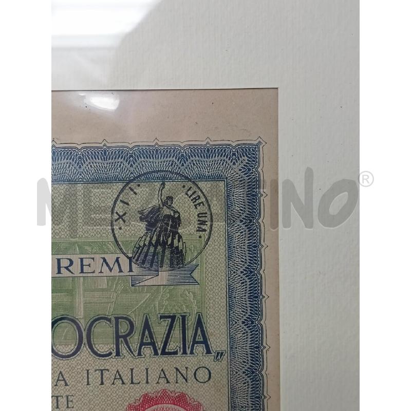 QUADRO PRESTITO PER LA VITTORIA DELLA DEMOCRAZIA PCI CORN LEGN | Mercatino dell'Usato Roma re di roma 3