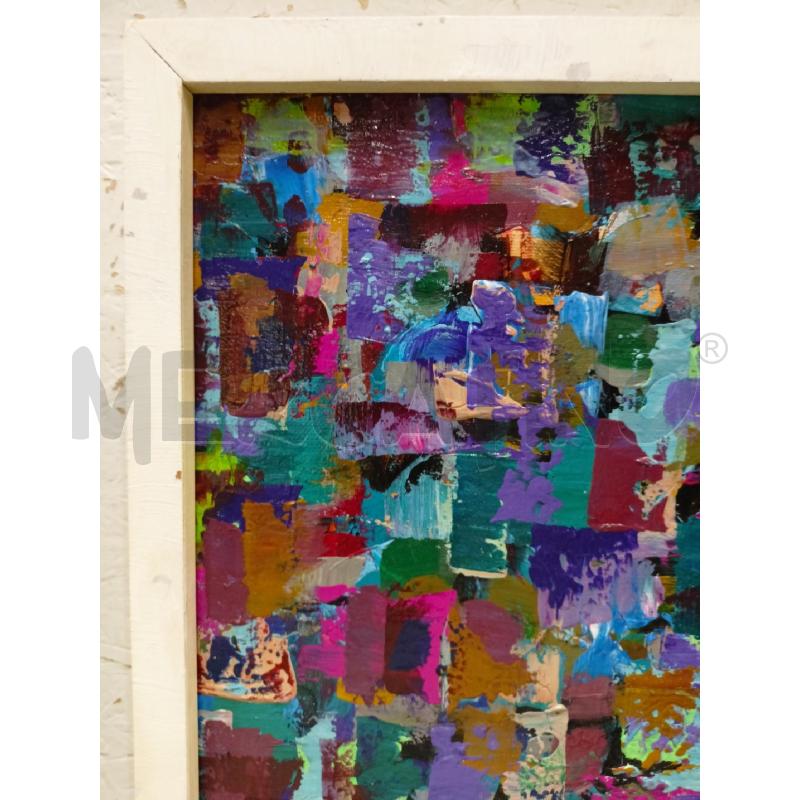 QUADRO RIPARI TONI VIOLA CORN BIANCO 60X80  | Mercatino dell'Usato Roma re di roma 4