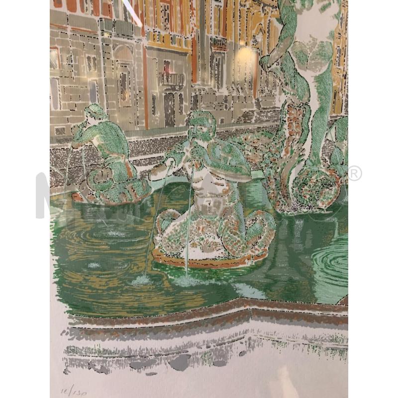 QUADRO SERIGRAFIA COSTANTINO CAMPIDOGLIO CORN NERA | Mercatino dell'Usato Roma re di roma 2