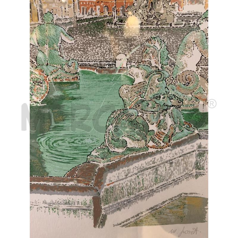 QUADRO SERIGRAFIA COSTANTINO CAMPIDOGLIO CORN NERA | Mercatino dell'Usato Roma re di roma 3