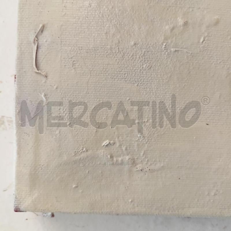 QUADRO SMALTO TELA NO ROSSO | Mercatino dell'Usato Roma re di roma 2