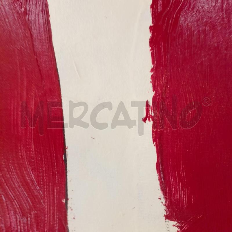 QUADRO SMALTO TELA NO ROSSO | Mercatino dell'Usato Roma re di roma 4