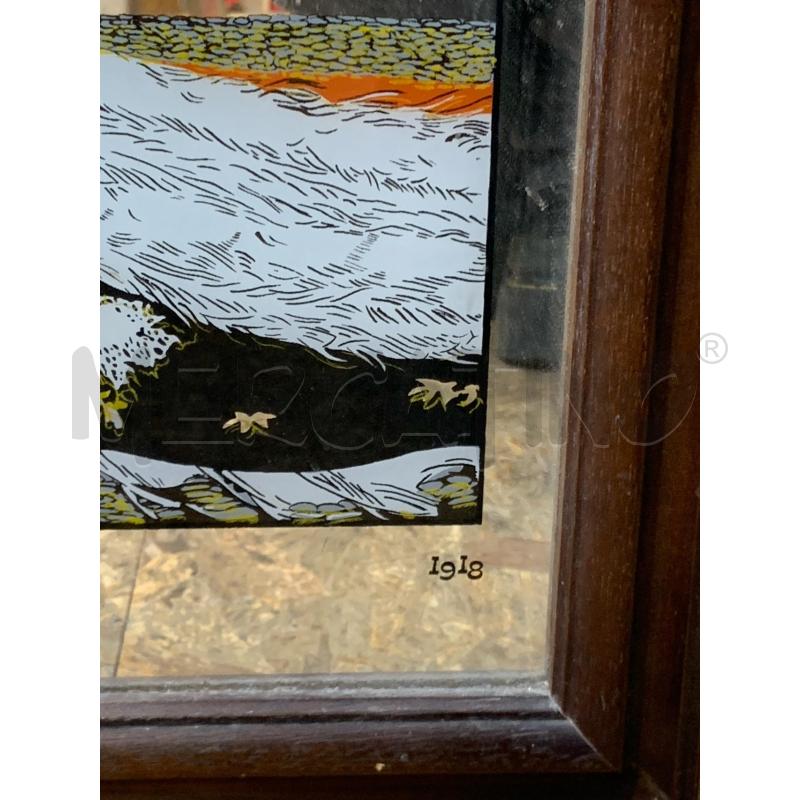 QUADRO SPECCHIO VOGUE LIBERTY DONNA PAVONE  | Mercatino dell'Usato Roma re di roma 4
