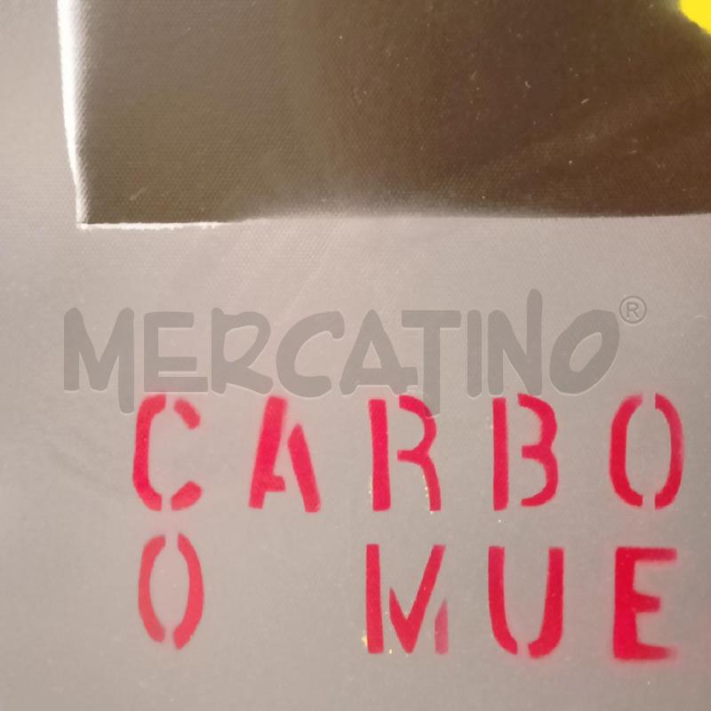 QUADRO SPRAY SORALELLA GIALLA SFONDO GRIGIO SCRITTE ROSSE  | Mercatino dell'Usato Roma re di roma 3