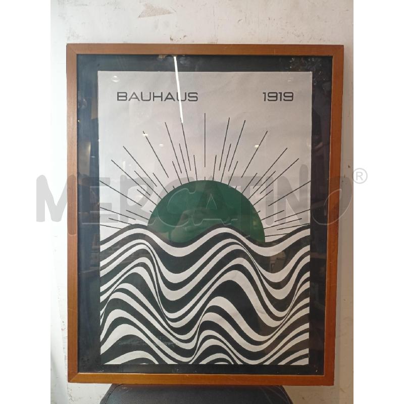 QUADRO STAMPA BAUHAUS SOLE CORN LEGN | Mercatino dell'Usato Roma re di roma 1