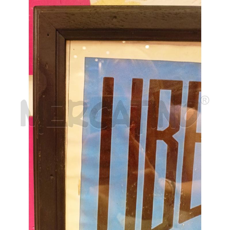 QUADRO STAMPA LIBERTE EGALITE CORN NERA | Mercatino dell'Usato Roma re di roma 3