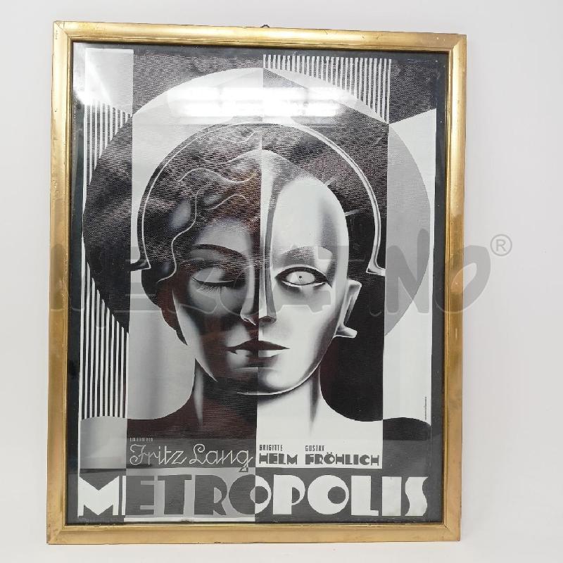 QUADRO STAMPA METROPOLIS CORN DORAT | Mercatino dell'Usato Roma re di roma 1