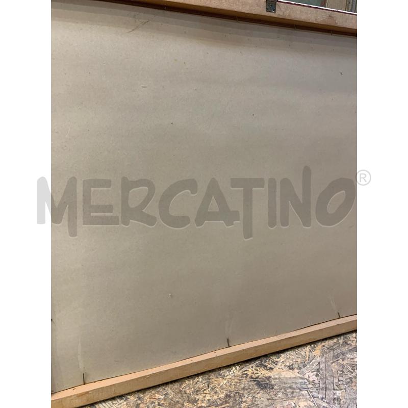 QUADRO STAMPA RITOCCATA CARROZZE FIORI AZZURRO OMBRELLO CORNICE LEGNO SIVLER  | Mercatino dell'Usato Roma re di roma 5
