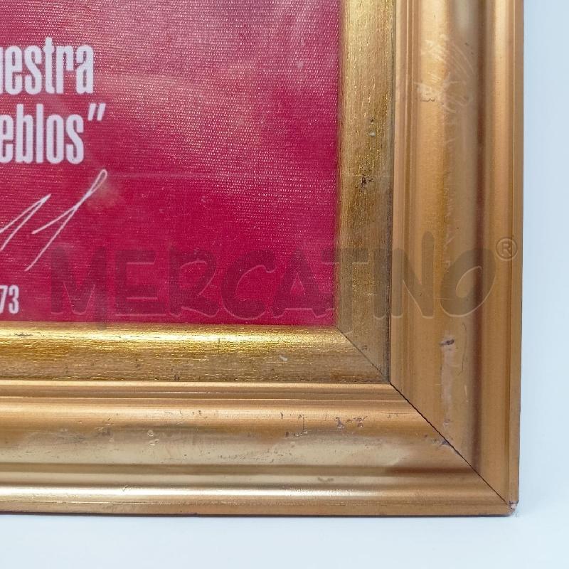 QUADRO STAMPA SALVADOR ALLENDE CORN DORA | Mercatino dell'Usato Roma re di roma 2