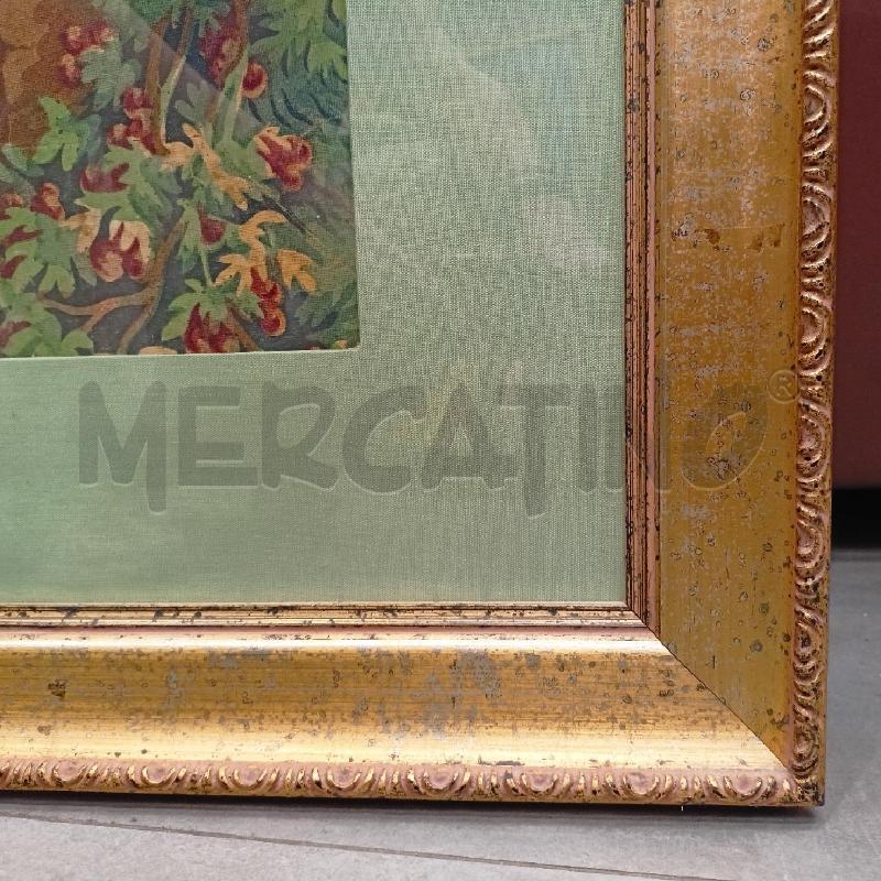 QUADRO STAMPA TELA ARCO PIETRA ALBERI PAS TIFFANY CORN LEGNO DORATO | Mercatino dell'Usato Roma re di roma 5