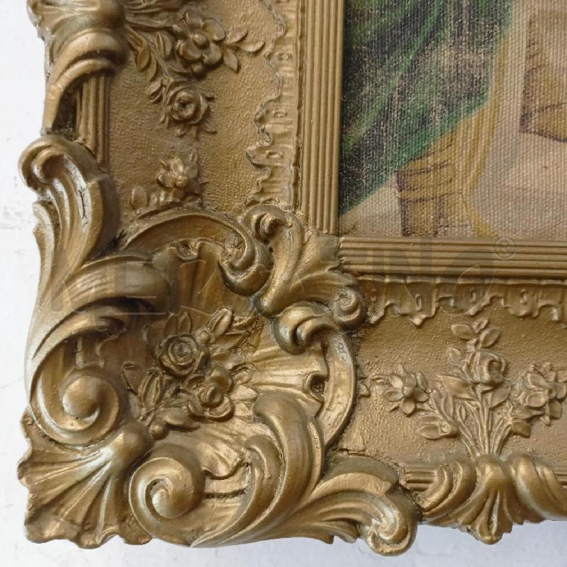 QUADRO STAMPA TELA CRISTO DERISO CORN DORAT | Mercatino dell'Usato Roma re di roma 2