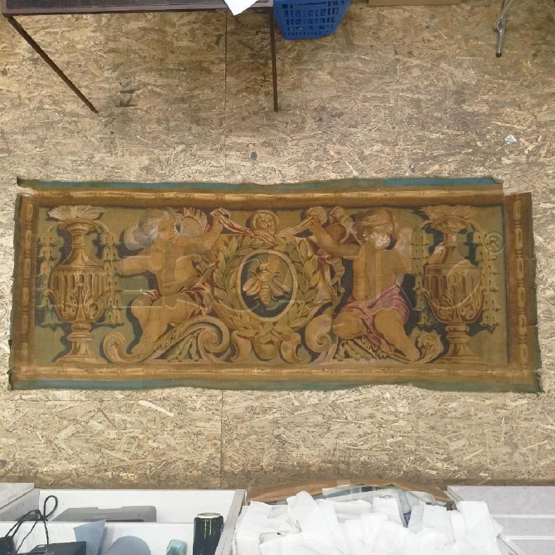 QUADRO SUCCO D ERBA STEMMA APE 2 PUTTI | Mercatino dell'Usato Roma re di roma 1