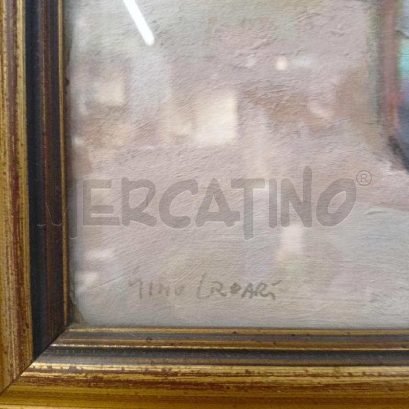 QUADRO TECNICA MISTA BARCA CASE COLORATE CIELO GRIGIO CORN ORO   | Mercatino dell'Usato Roma re di roma 2