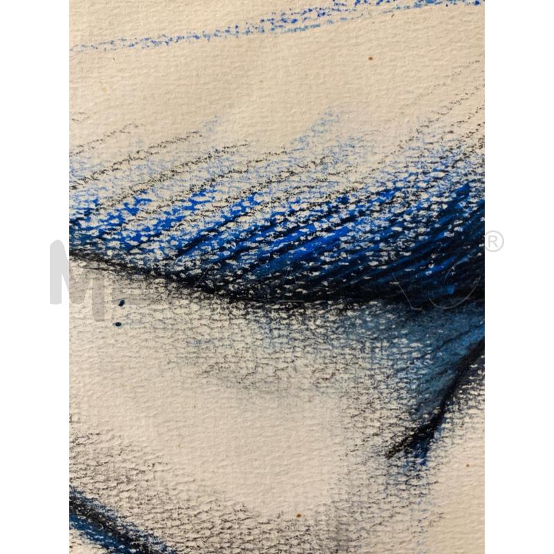 QUADRO TECNICA MISTA DONNA STESA BLU NERO | Mercatino dell'Usato Roma re di roma 3