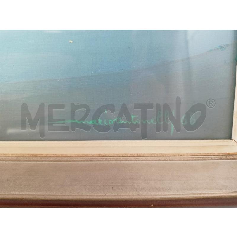 QUADRO TECN MISTA SURREALISTA DONNA NUDA SDRAIATA PALLA VERDE CAVALIERI SFONDO GRIGIO  | Mercatino dell'Usato Roma re di roma 2