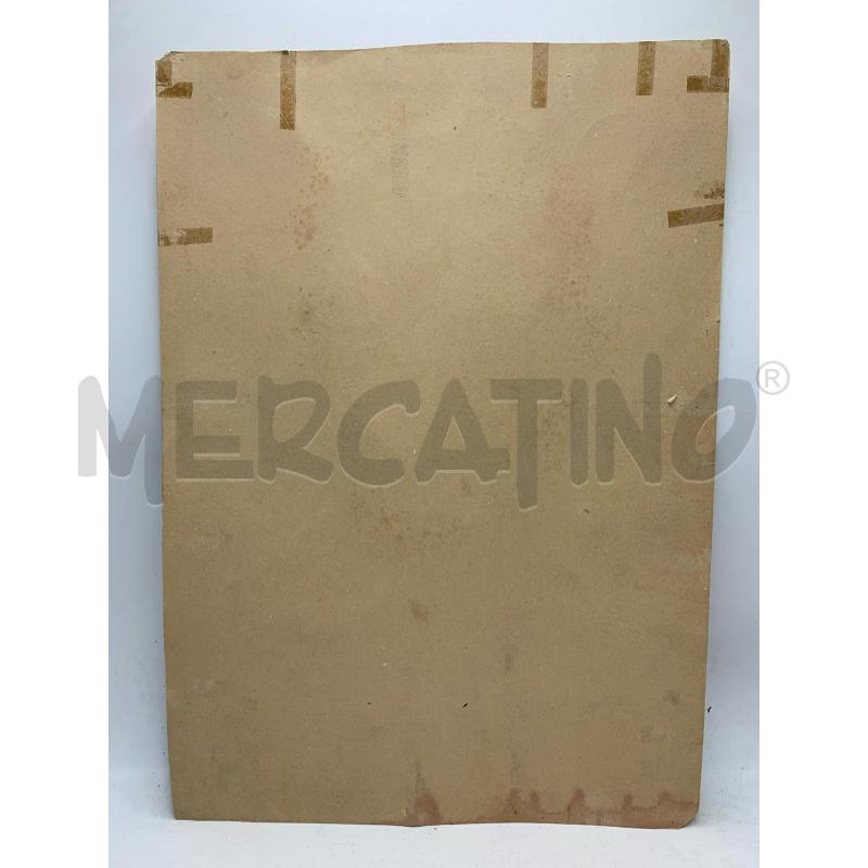 QUADRO TEC MISTA CARTA RITRATTO DI GIOVANE CON OCCHIALI  | Mercatino dell'Usato Roma re di roma 4