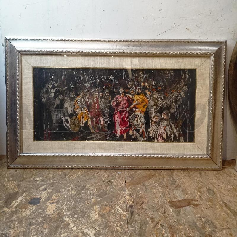 QUADRO TEC MISTA CRISTO DERISO CORN ARGENTAT | Mercatino dell'Usato Roma re di roma 1