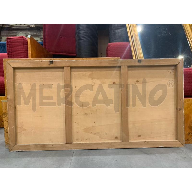 QUADRO TEC MISTA TAVOLA SUGHERO PLACCHE ROSSE GEOMETRICO | Mercatino dell'Usato Roma re di roma 5