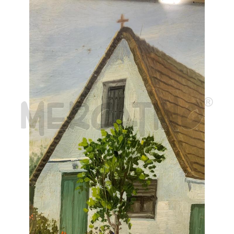 QUADRO TEMPERA CASETTA EST EUROPA CORN NERA | Mercatino dell'Usato Roma re di roma 3