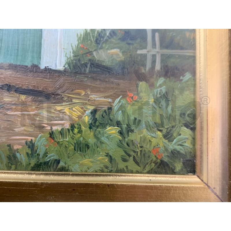 QUADRO TEMPERA CASETTA EST EUROPA CORN NERA | Mercatino dell'Usato Roma re di roma 4