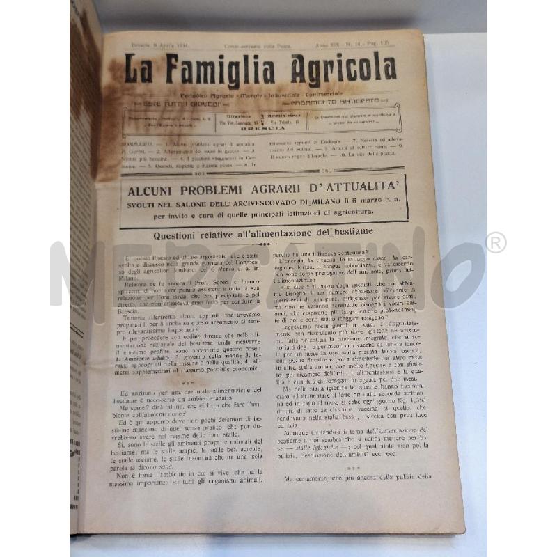 RACCOLTA RIVISTE LA FAMIGLIA AGRICOLA 1915 ANNATA COMPLETA | Mercatino dell'Usato Roma re di roma 2