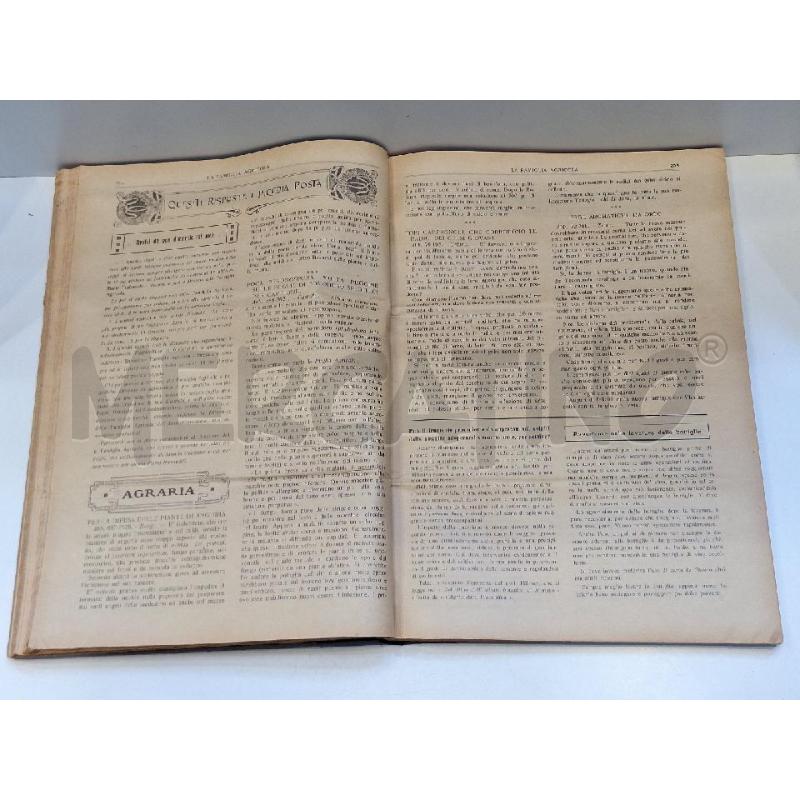 RACCOLTA RIVISTE LA FAMIGLIA AGRICOLA 1915 ANNATA COMPLETA | Mercatino dell'Usato Roma re di roma 4