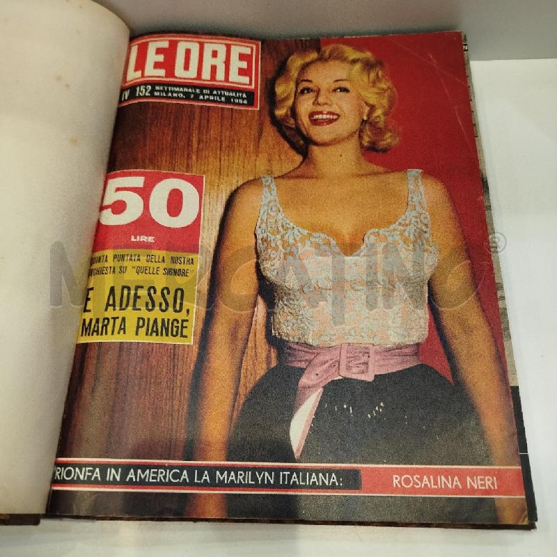 RACCOLTA RIVISTE LE ORE ANNO 1956 APRILE/GIUGNO RILEGATE IN VOLUME | Mercatino dell'Usato Roma re di roma 1