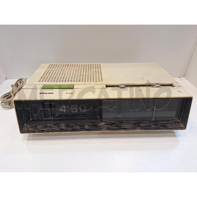 RADIOSVEGLIA PHILIPS 440 90RS440 DA RIVEDERE | Mercatino dell'Usato Roma re di roma 1