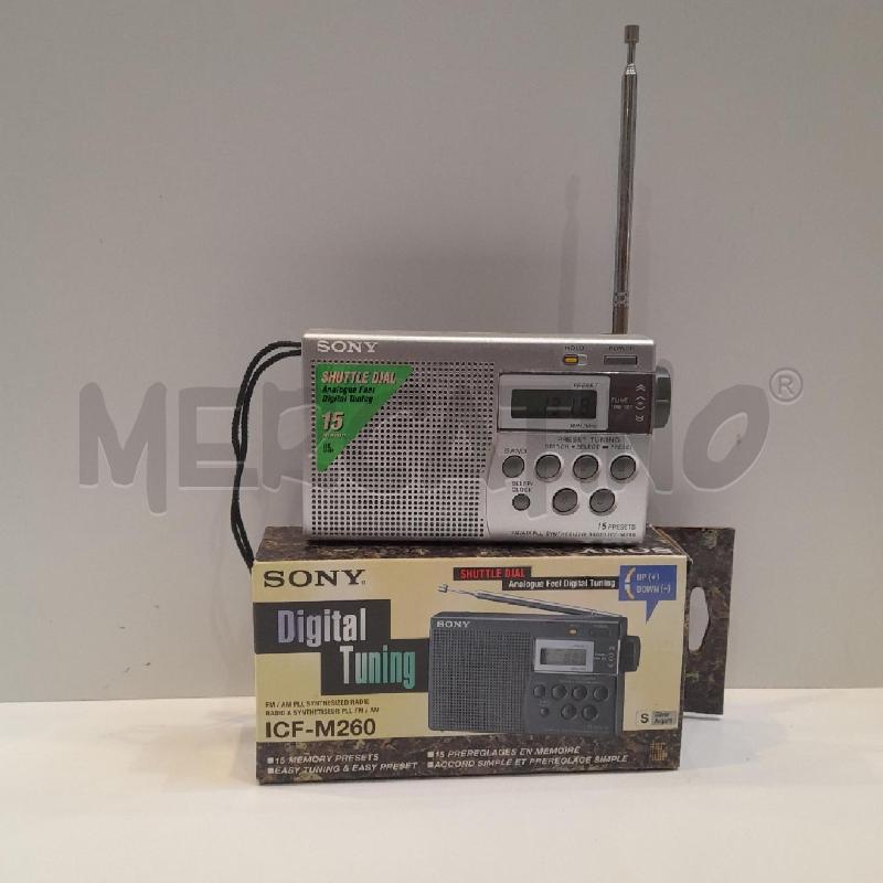 RADIO PORTATILE SONY DIGITAL TUNING ICF-M260 TEST OK | Mercatino dell'Usato Roma re di roma 1