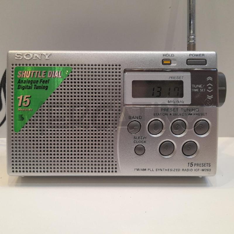 RADIO PORTATILE SONY DIGITAL TUNING ICF-M260 TEST OK | Mercatino dell'Usato Roma re di roma 2